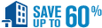save up to 60%